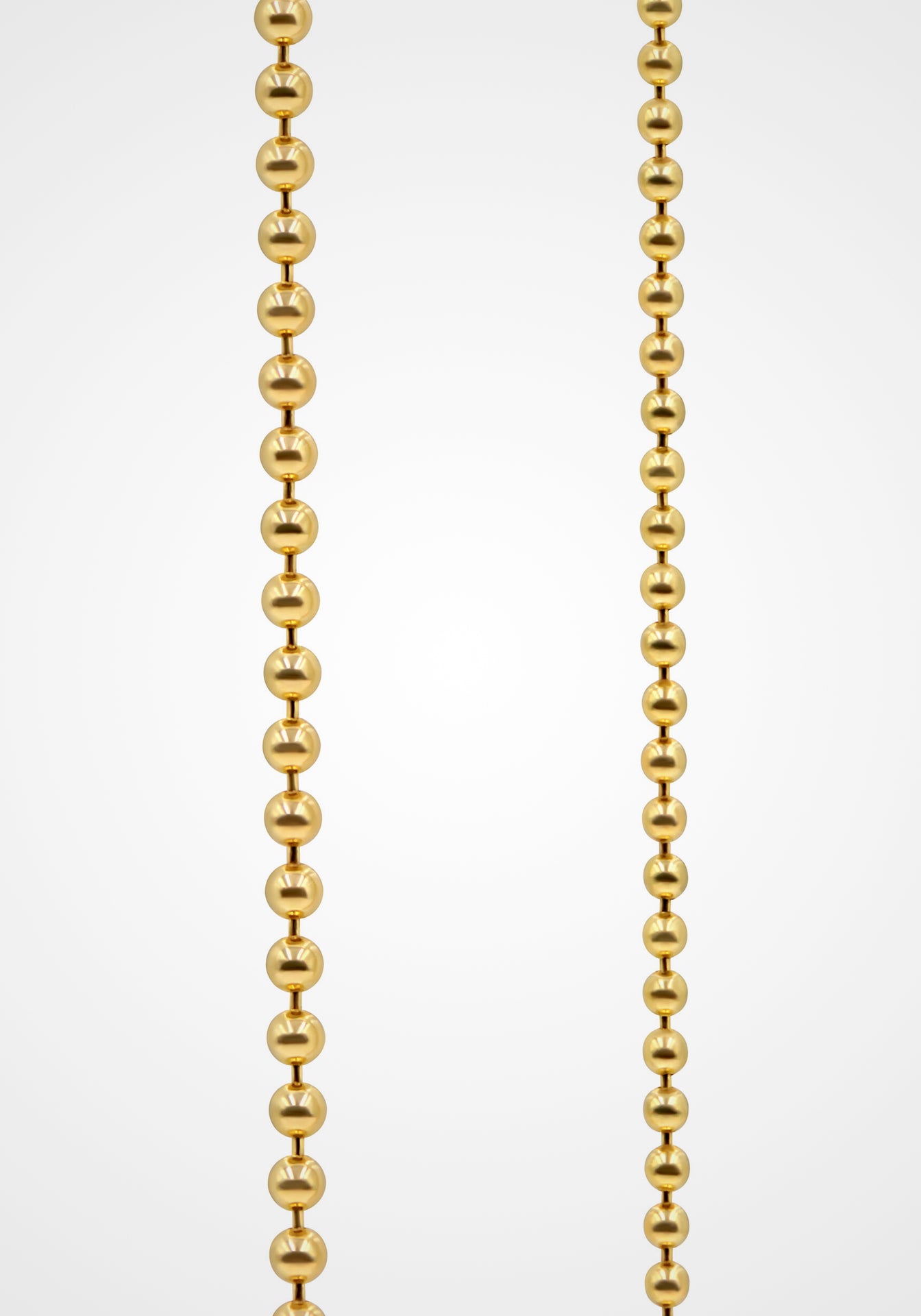 Smooth Spaced Bead, 14K Yellow Gold Bracelet
