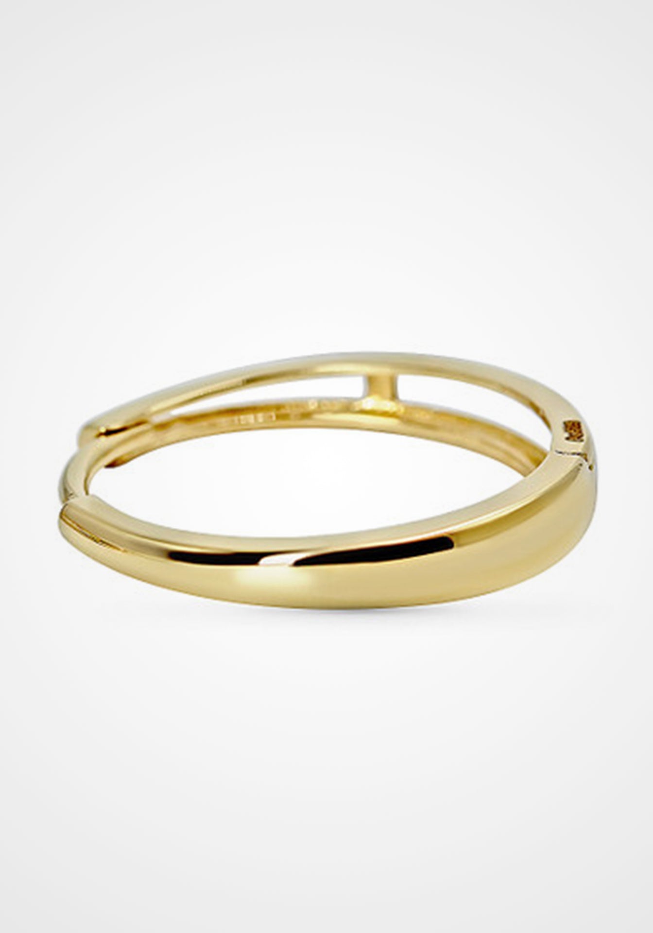 Tapered, 14K Yellow Gold Huggies