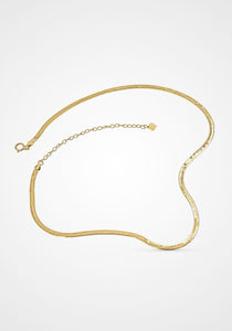 Herringbone, 18K Yellow Gold Chain