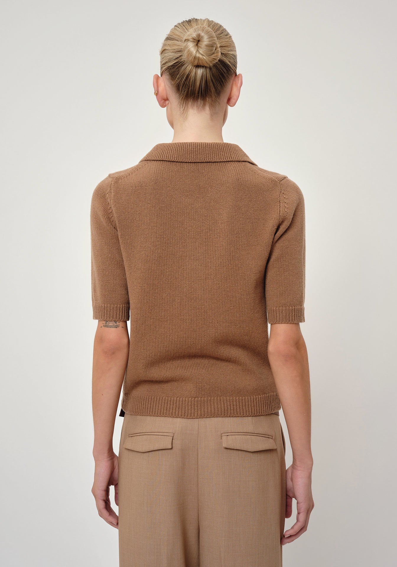 Alberto Knit Polo Blouse