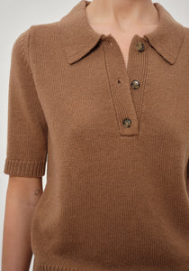 Alberto Knit Polo Blouse