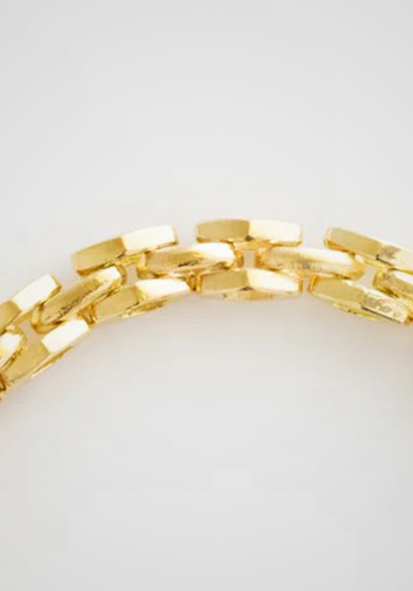Vertebrae, 18K Yellow Gold + Pavé Diamond Chain