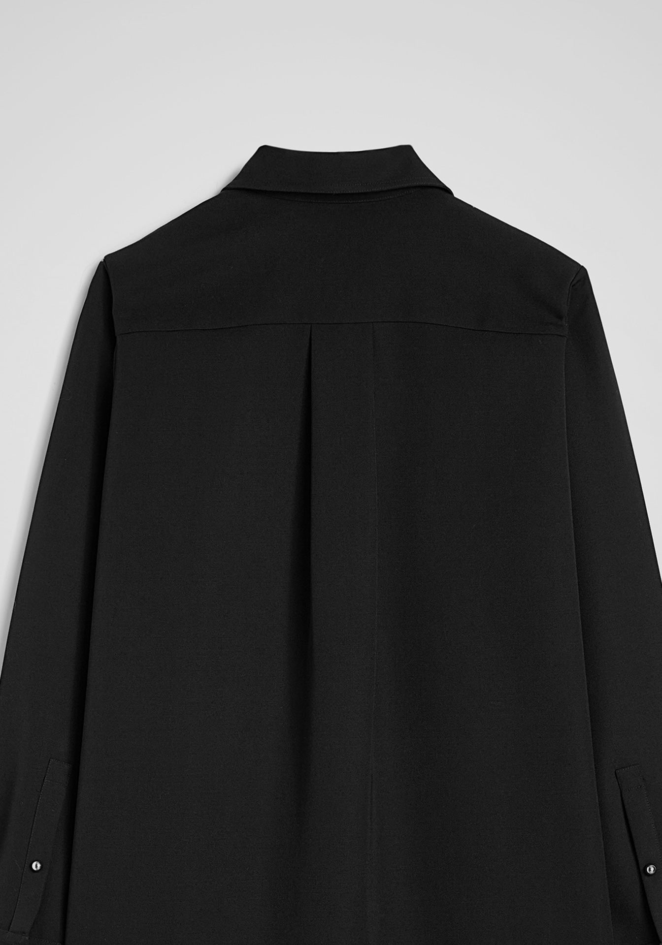 Wool Gabardine Polo Dress
