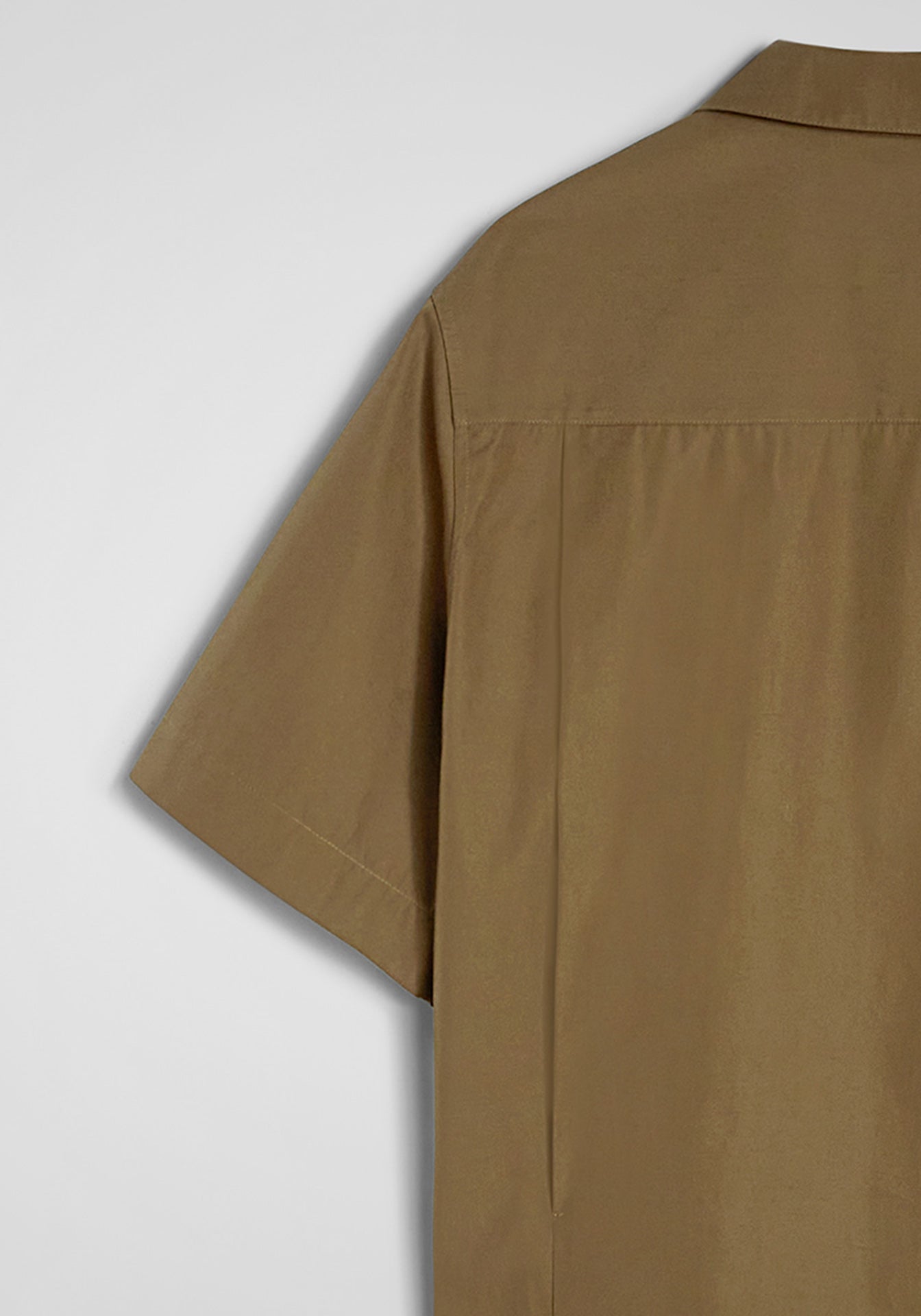 Cotton Taffeta Polo Shirt