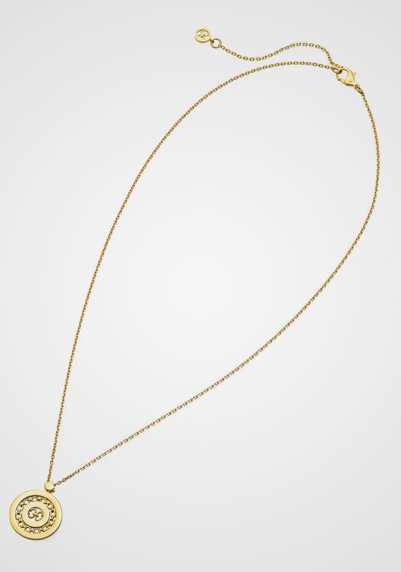 Links Timeless, 18K Yellow Gold + Diamond Necklace