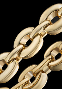 Links Tiny Chain, 18K Yellow Gold Ring