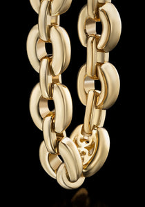 Links Tiny Chain, 18K Yellow Gold Ring