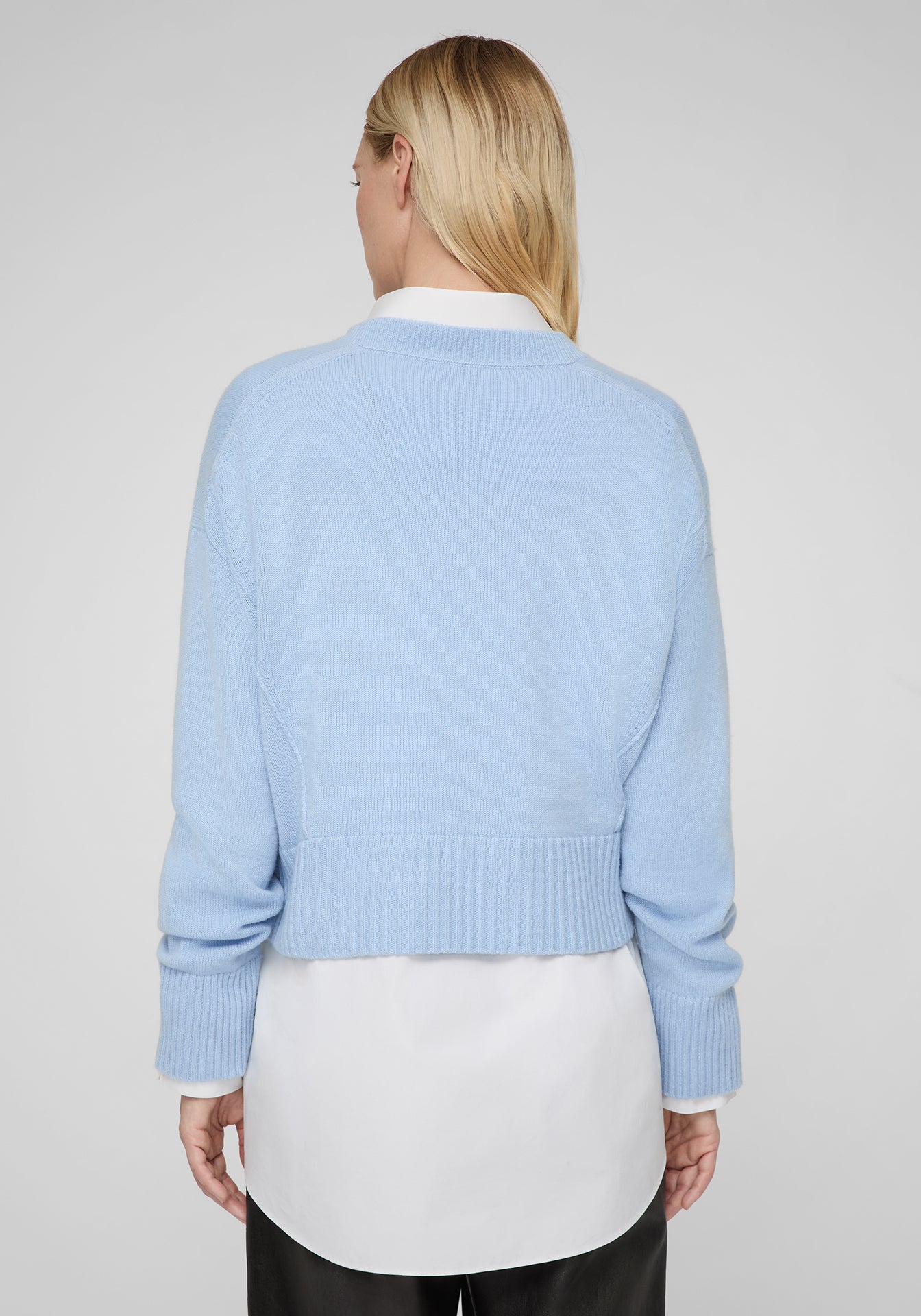 Crewneck Cropped Sweater