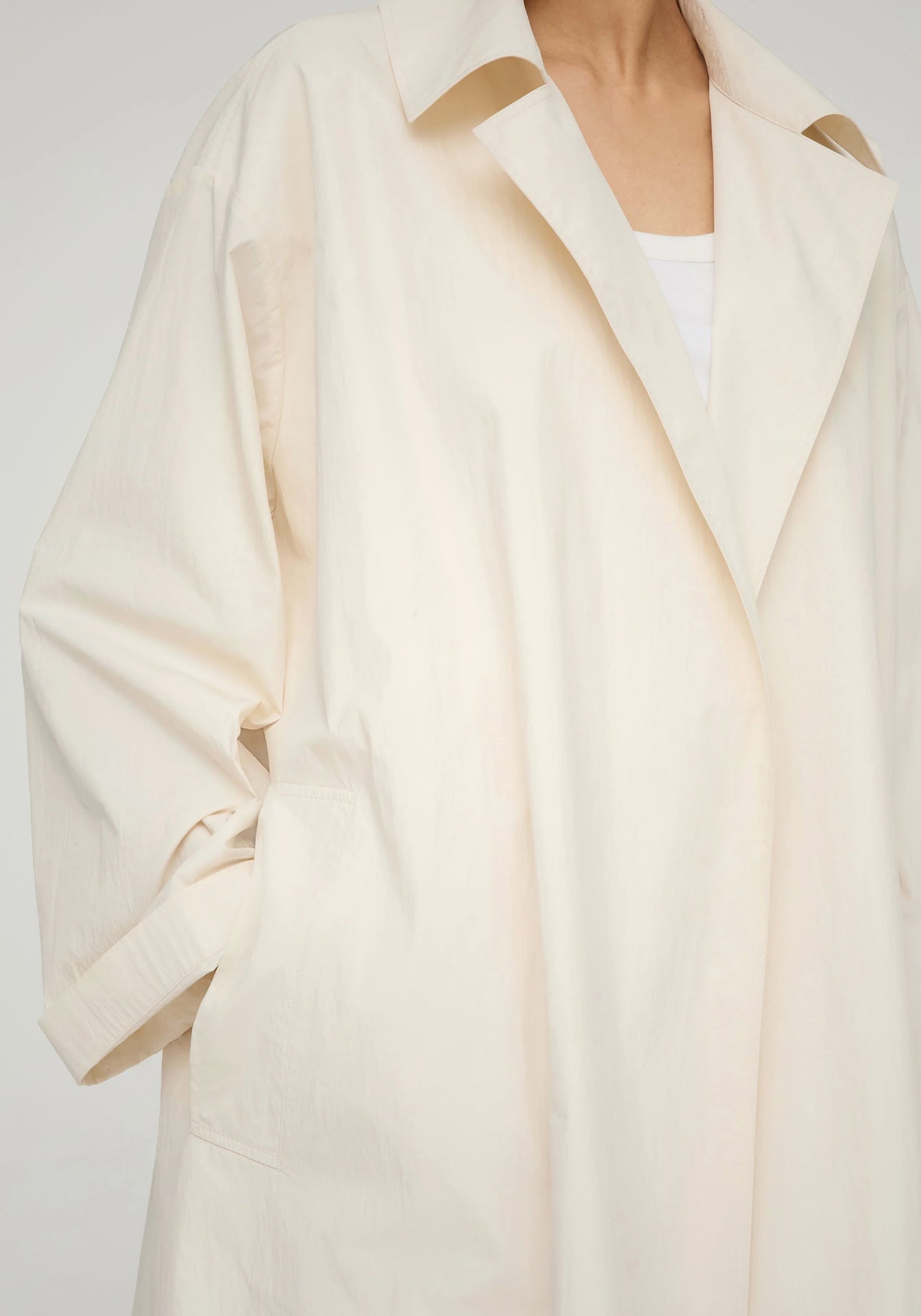Drop Shoulder Oversized Coat