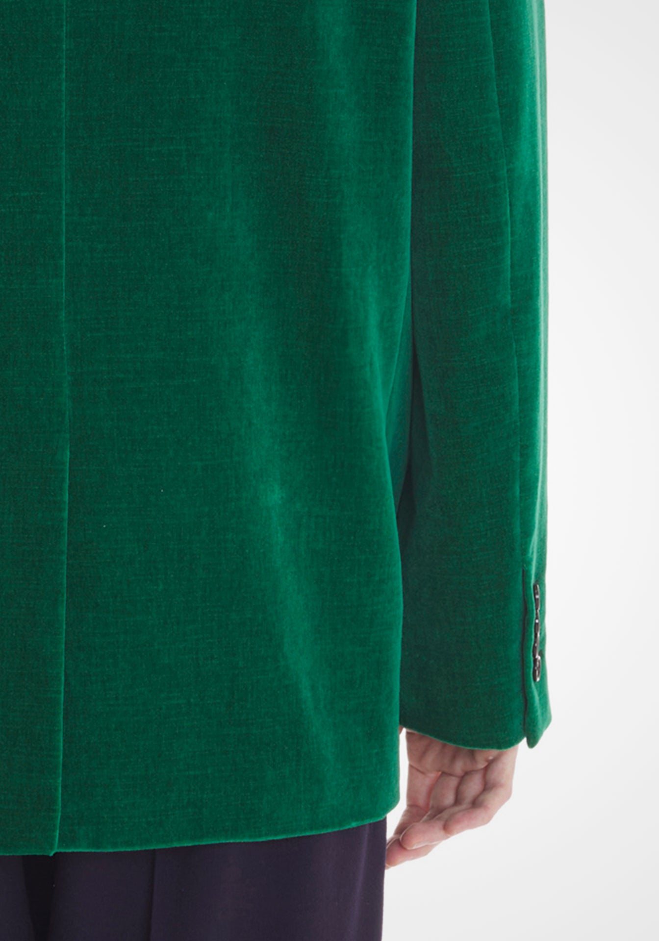 Soft Shoulders Double-Breasted Jacket