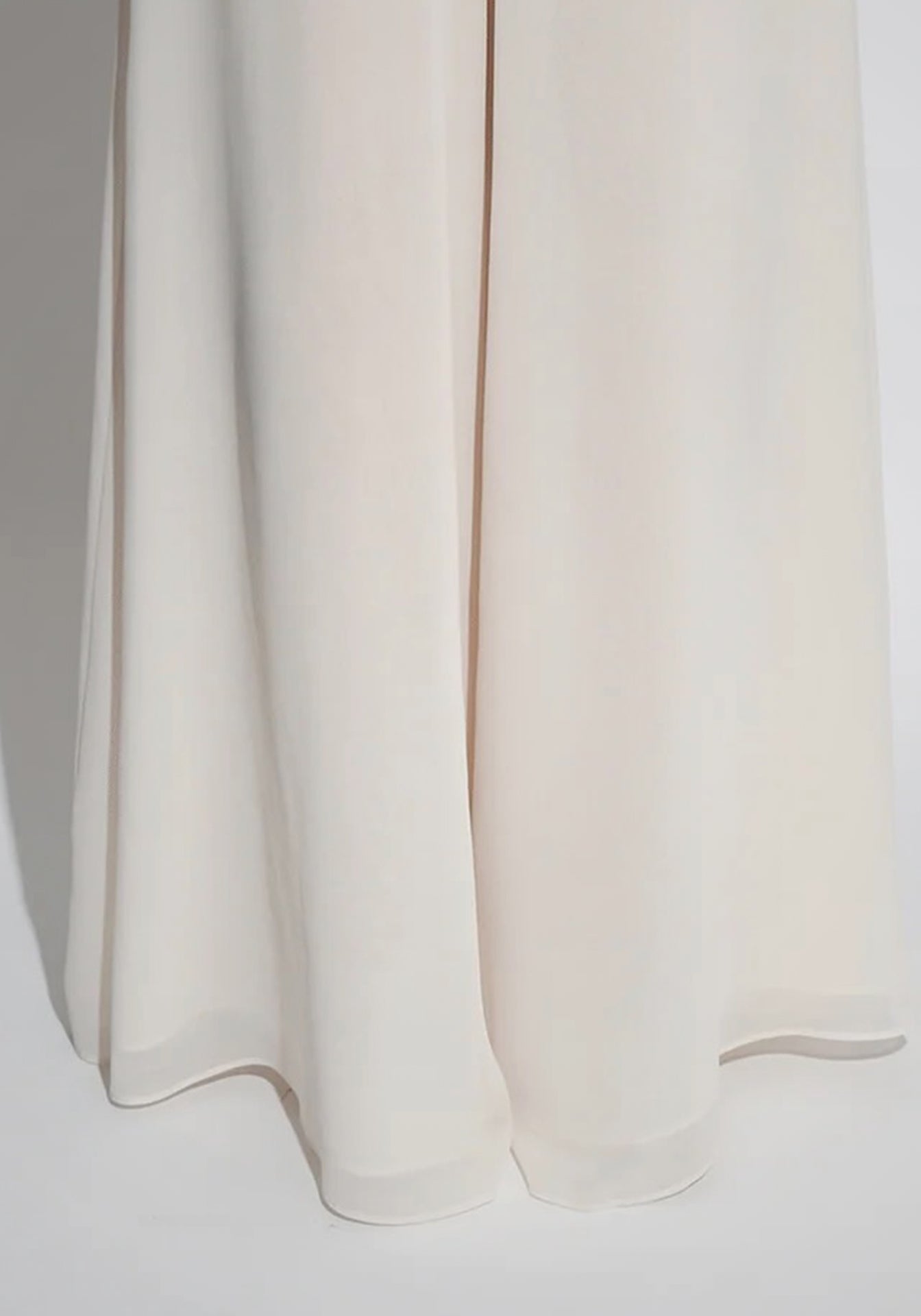 Lightweight Georgette Wide Leg Pant with Pockets