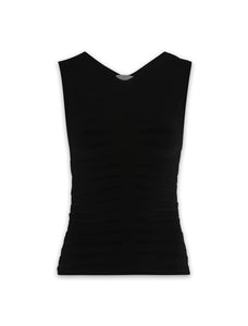 Matte Viscose Wide Ribbed Tank Top