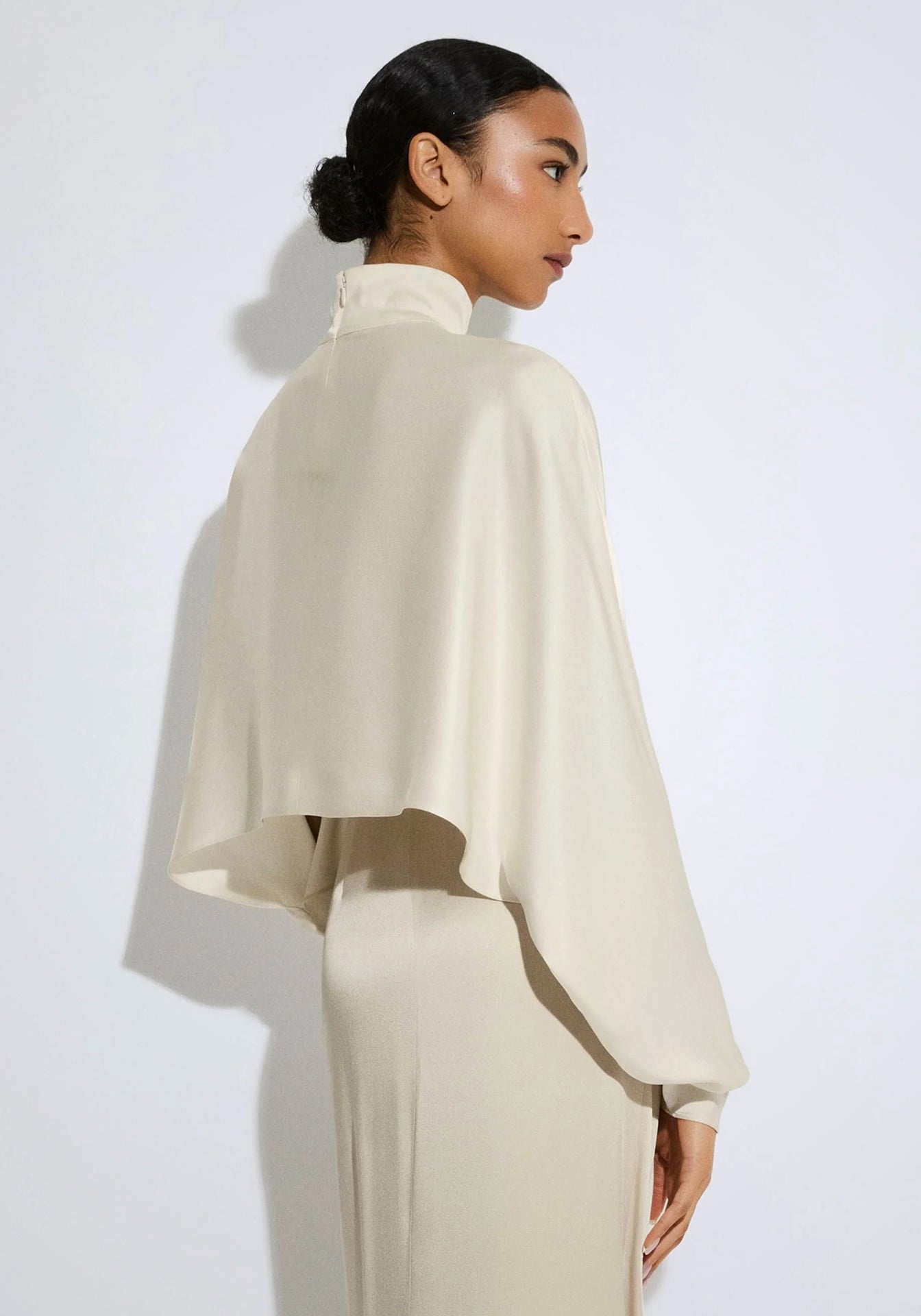Satin Caftan Top