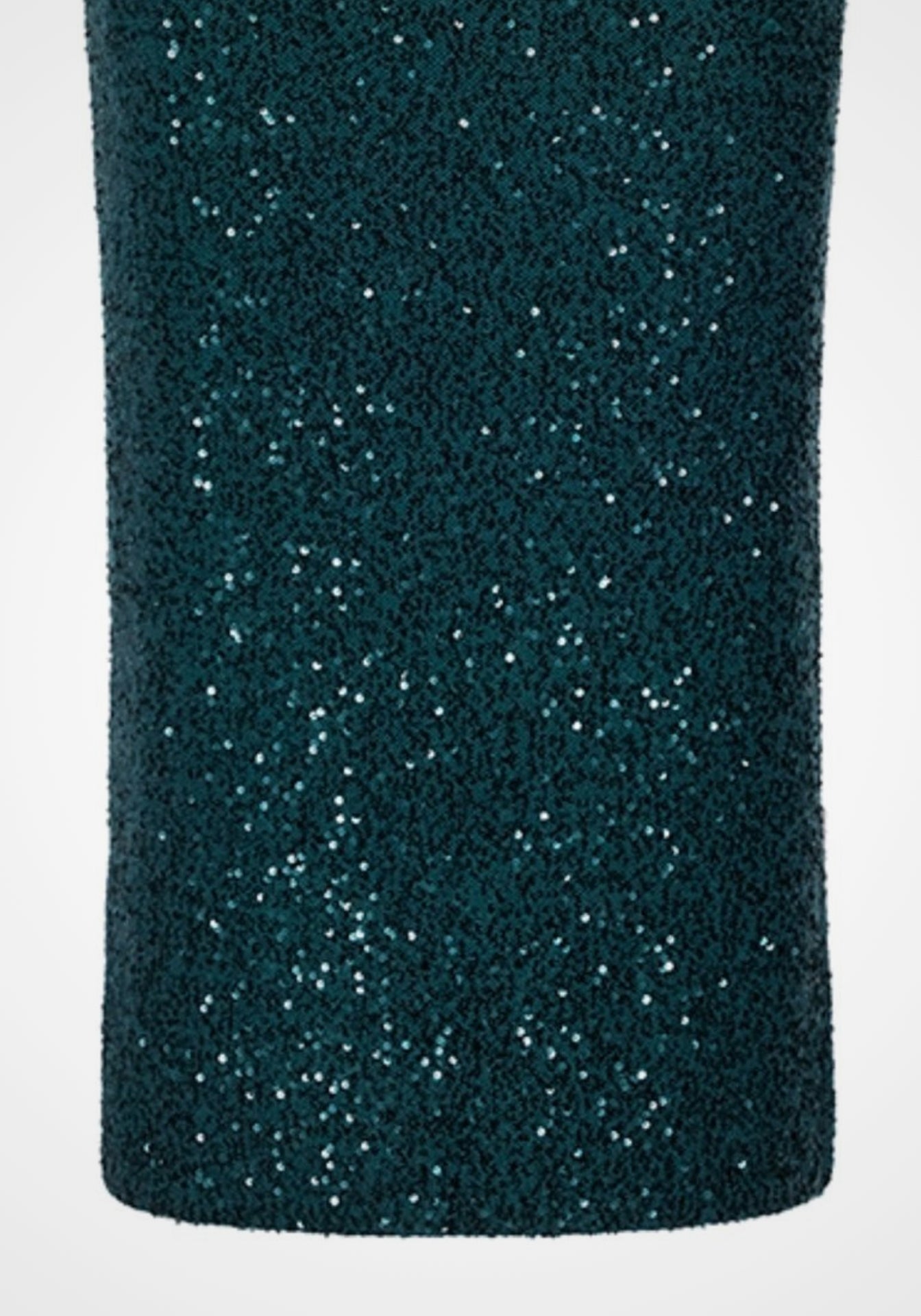 Sequin Cashmere Silk Pull On Midi Skirt