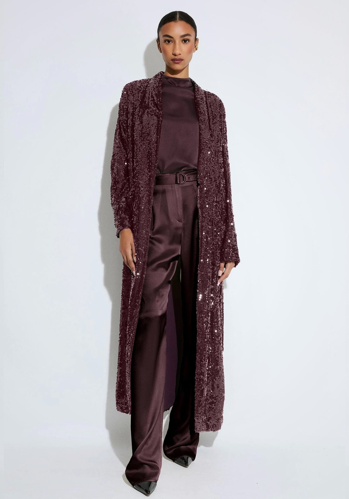 Sequin Duster Coat