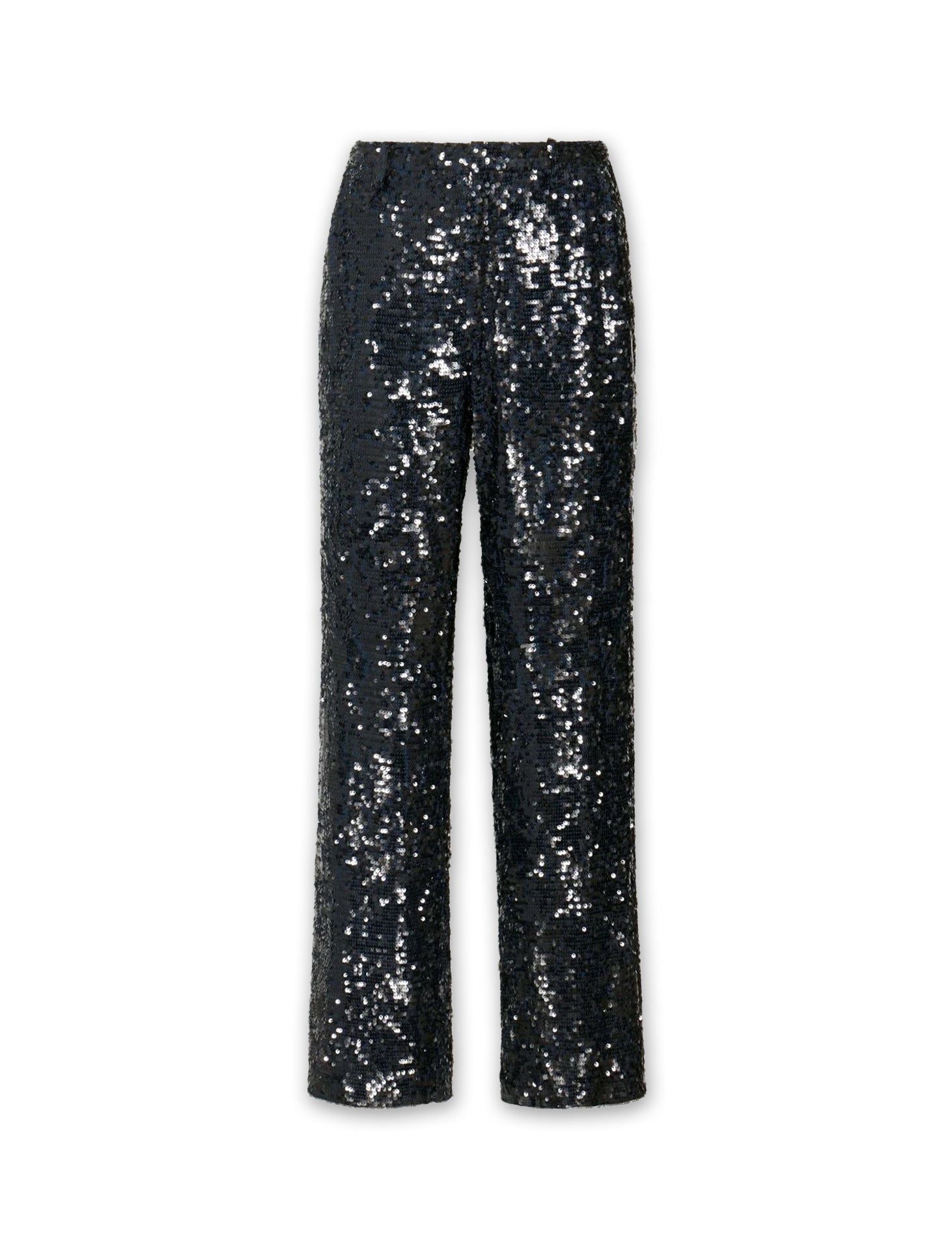 Sequin Tapered Pleated Pant