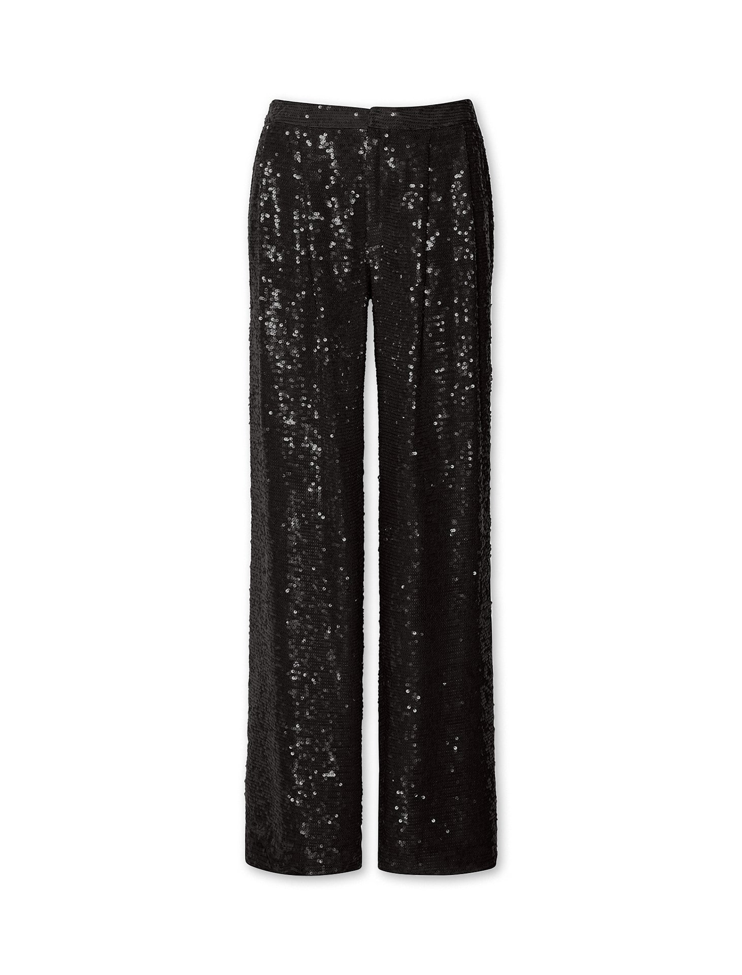 Sequin Viscose Low Waisted Trouser