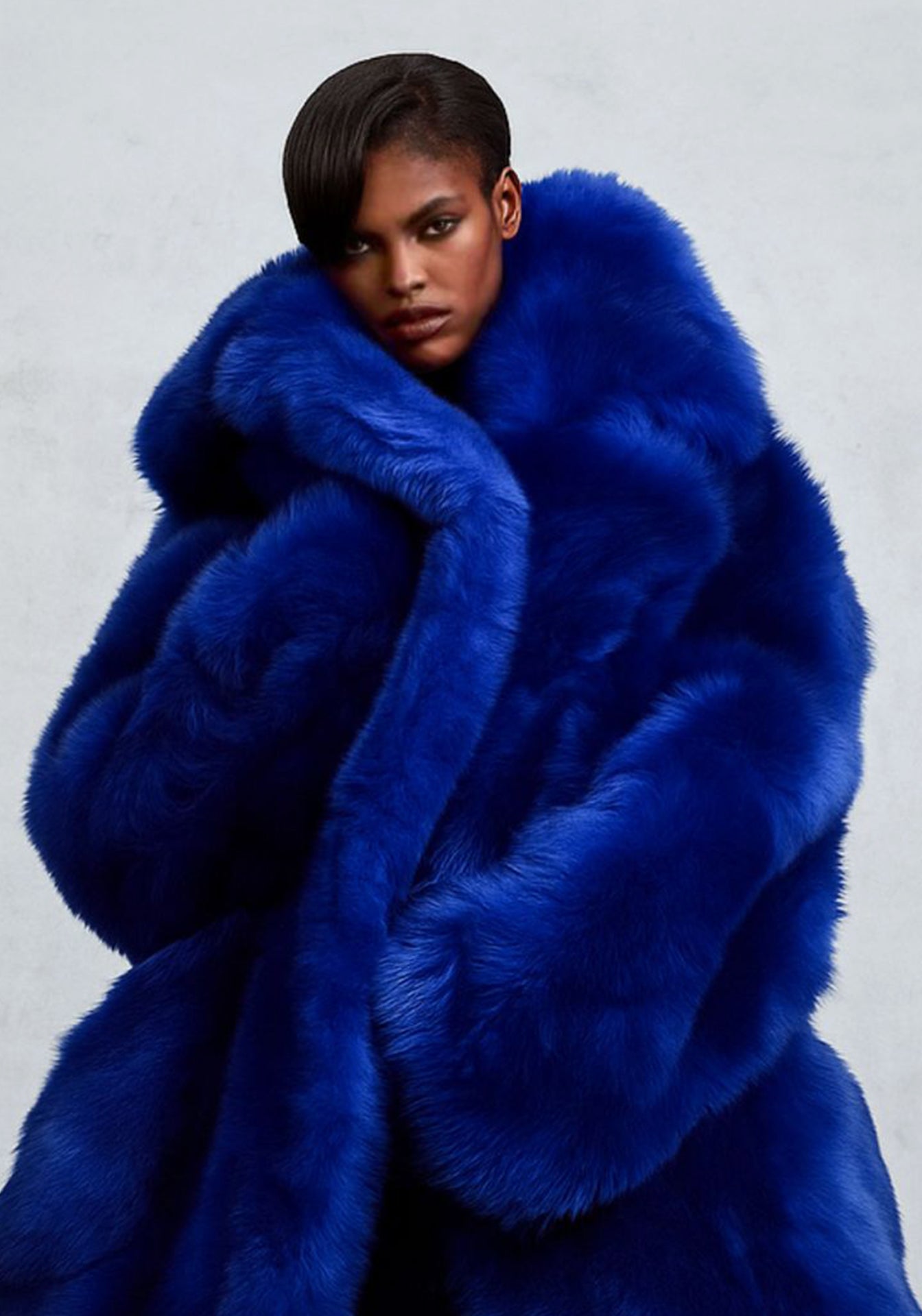 Oversized Shawl Collar Jacket