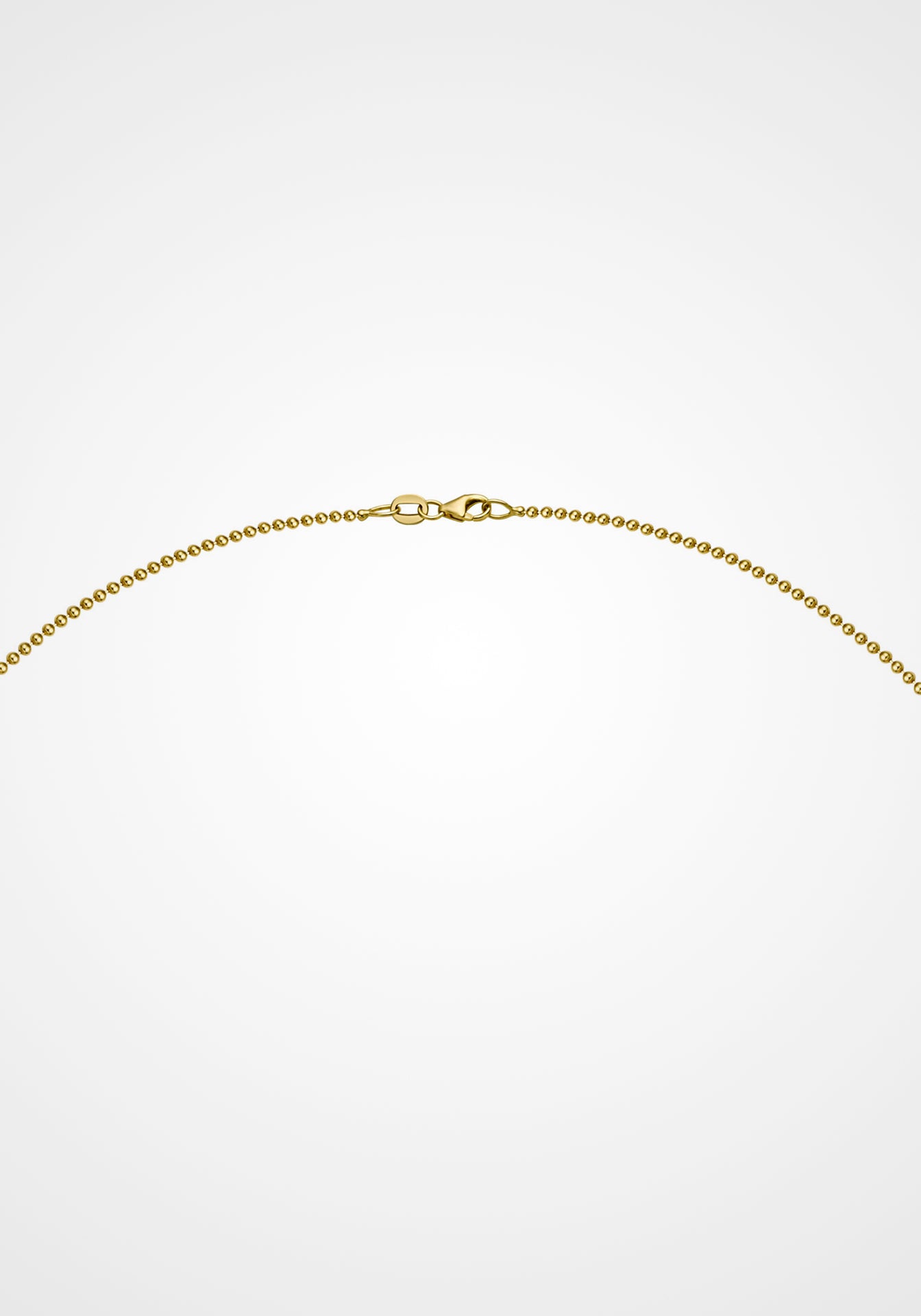 Heavy Ball Link, 14K Yellow Gold Medium Chain