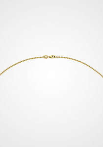 Heavy Ball Link, 14K Yellow Gold Medium Chain