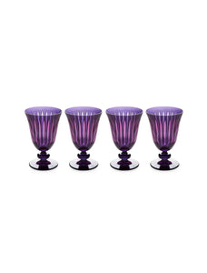 Prism Wine Glasses, Set of 4