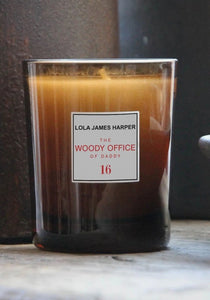 Woody Office of Daddy Candle