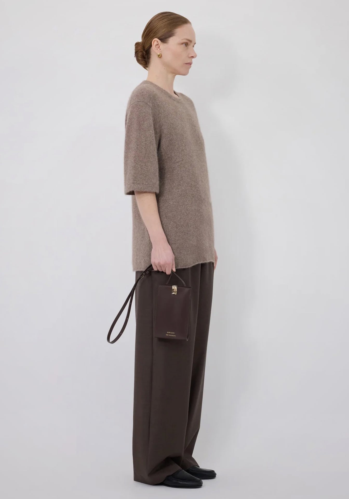 Raven Yak Blend Short Sleeve Sweater