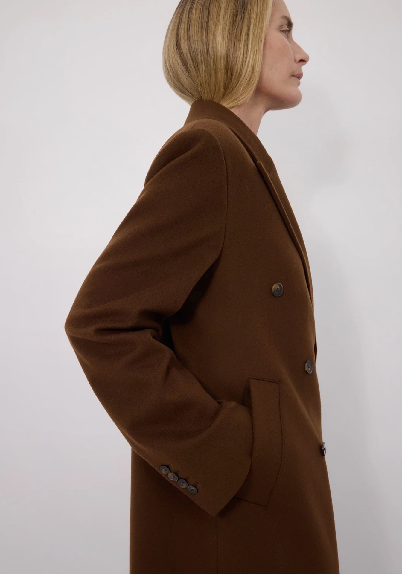 Rosco Double Breasted Long Coat