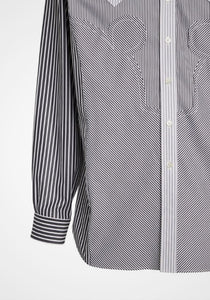 Pieced Stripe Shirt