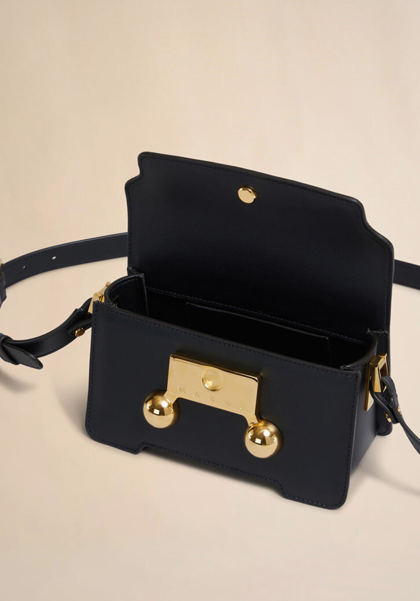 Leather Trunkaroo Mini Shoulder Bag