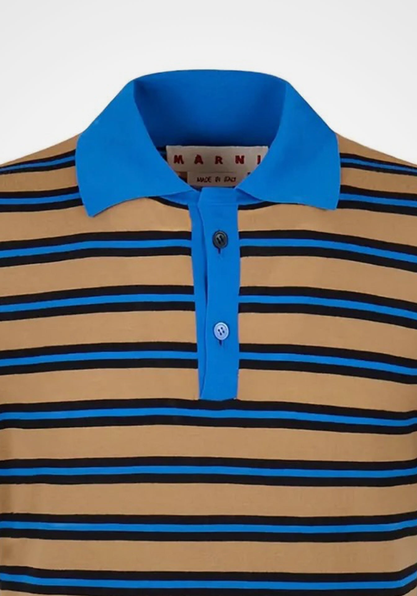Striped Wool Polo Shirt