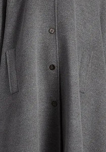 Button Up Poncho Coat
