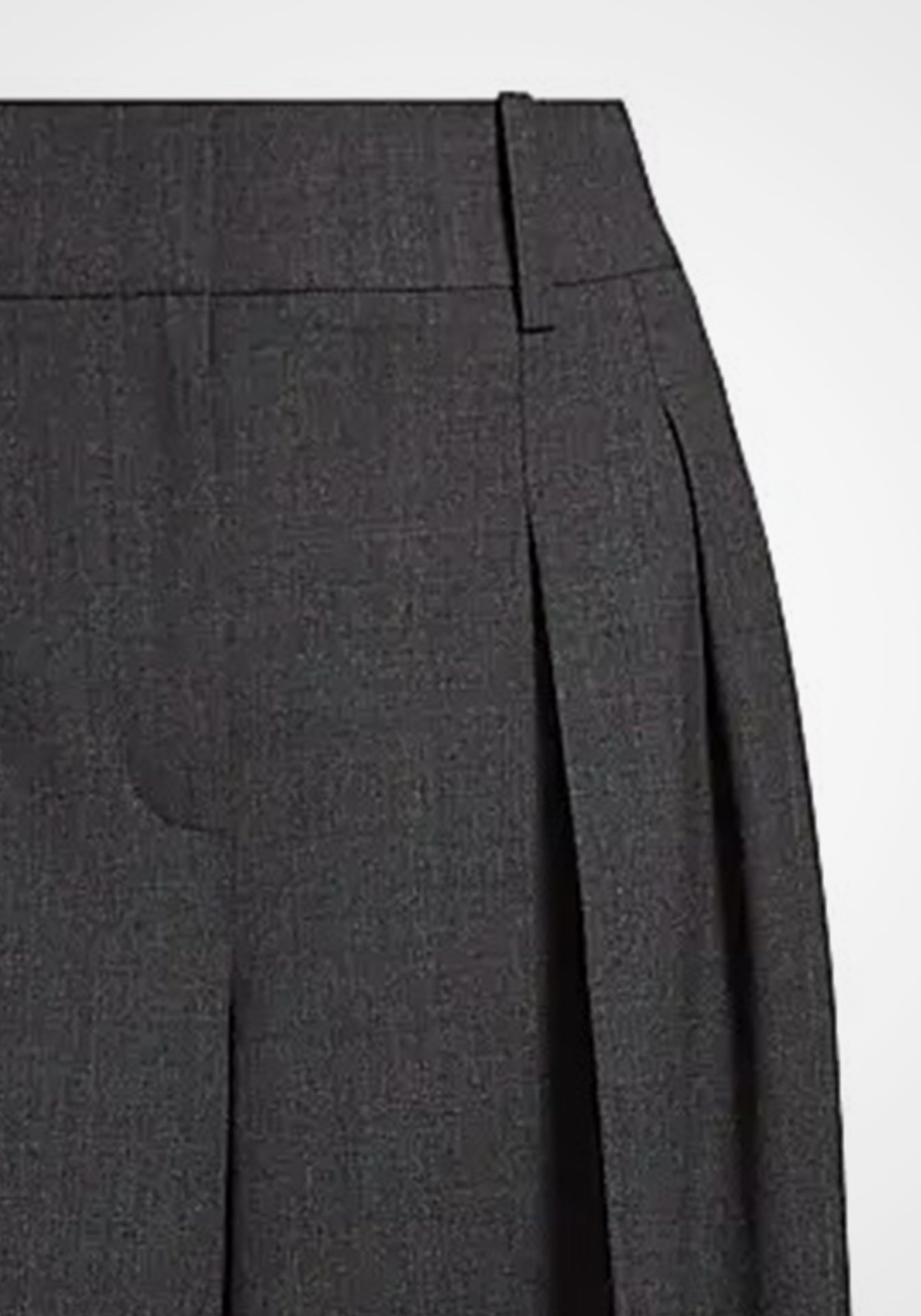 Pleated Slouch Trouser