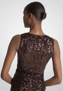 Sequined Stretch Bodysuit