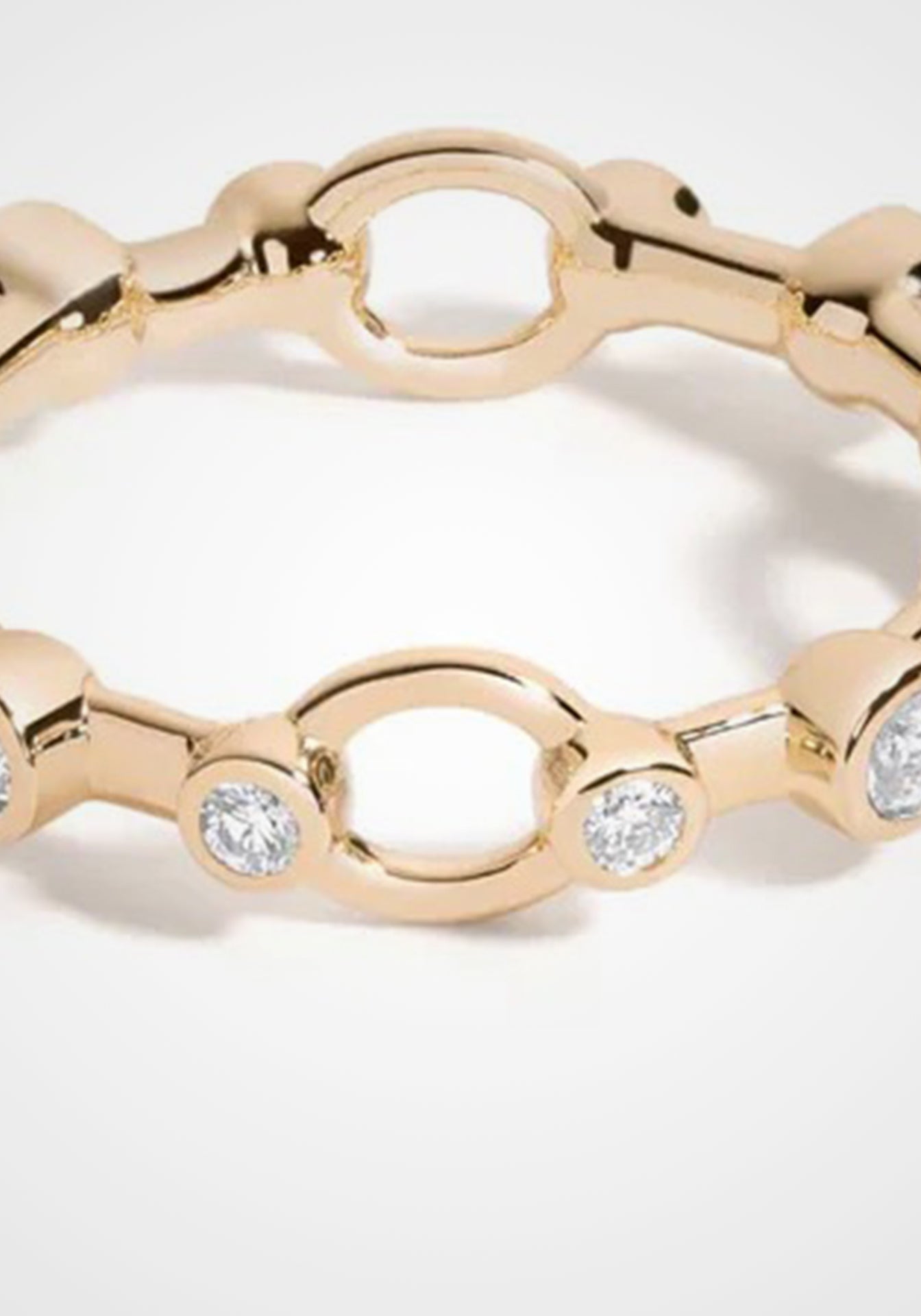 Pathway, 14K Yellow Gold + Diamond Ring