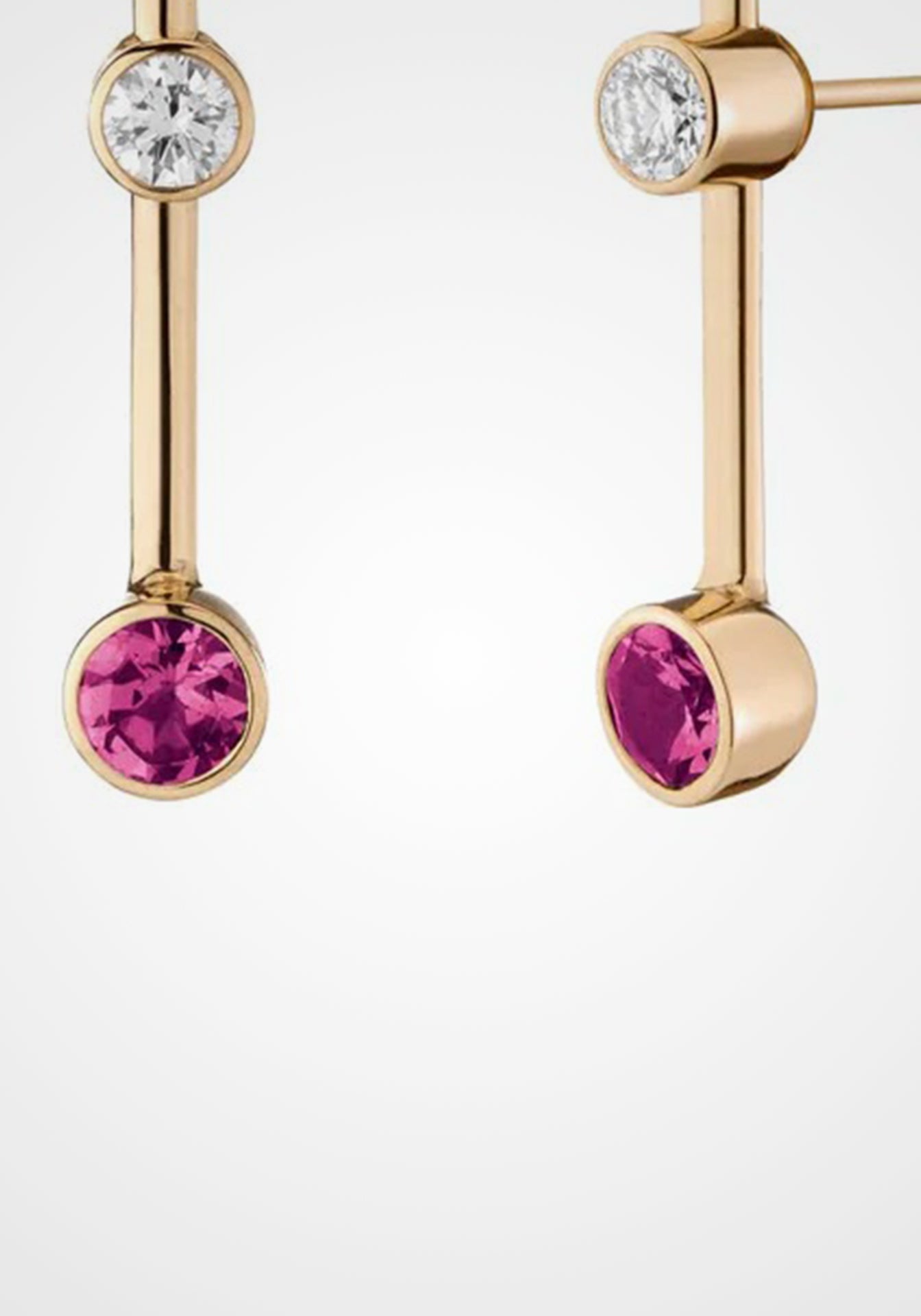 Venture, 14K Yellow Gold + Sapphire Earrings