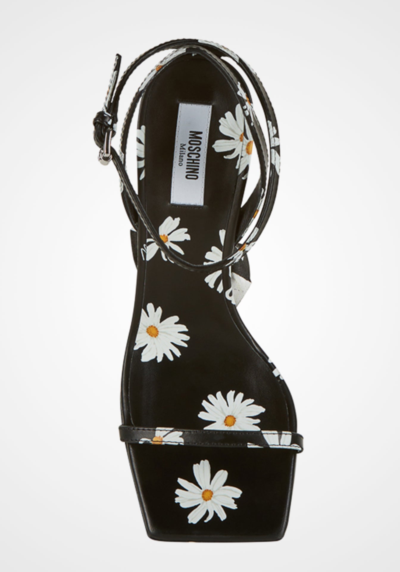 Daisy Print High Sandals