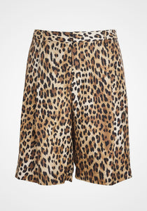 Leopard Print Shorts