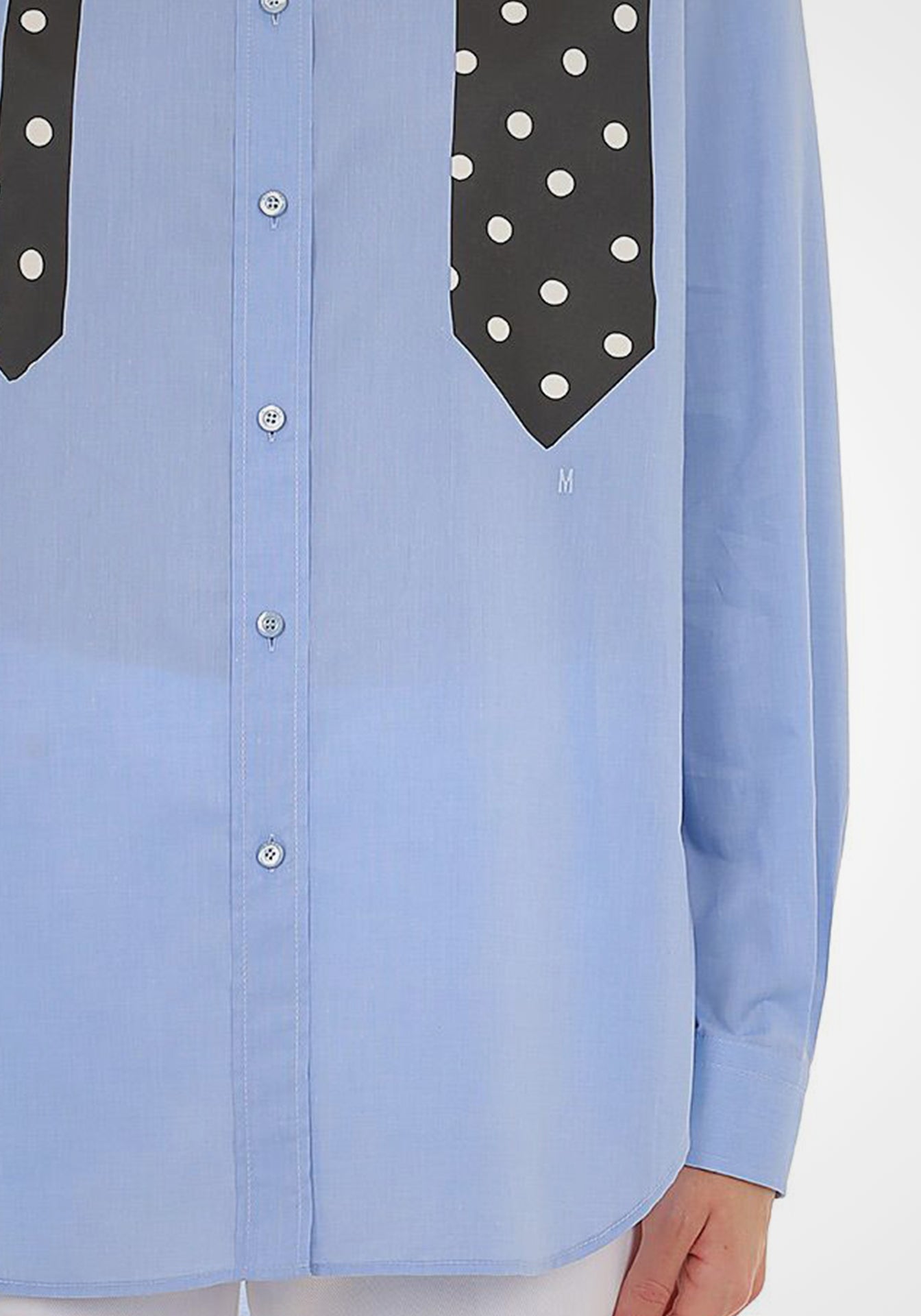 Cotton Muslin Tie Shirt