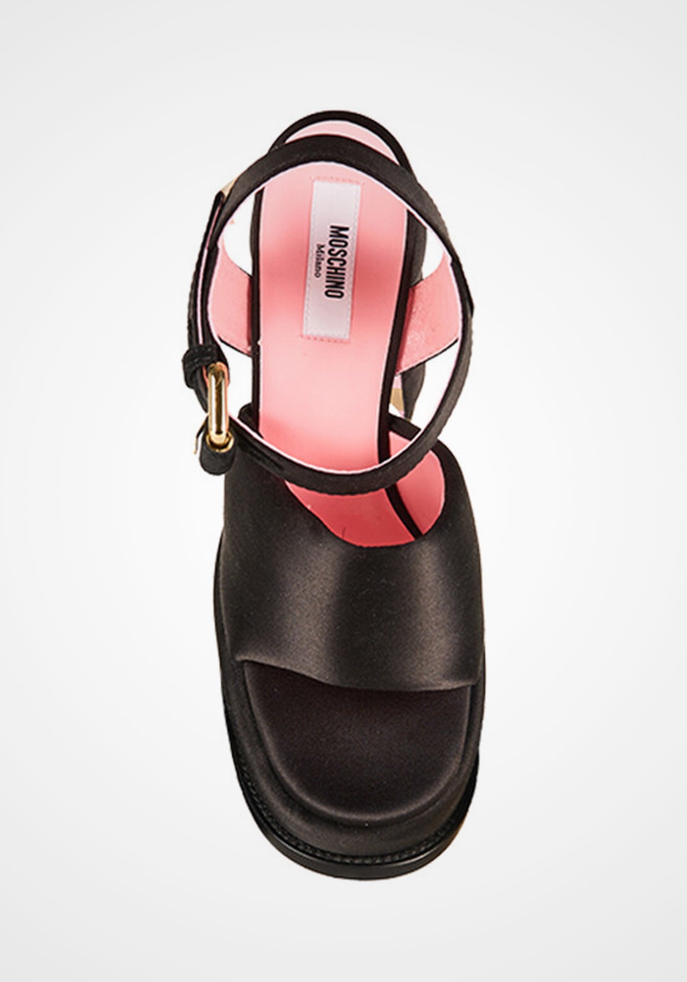 Satin Platform Sandals