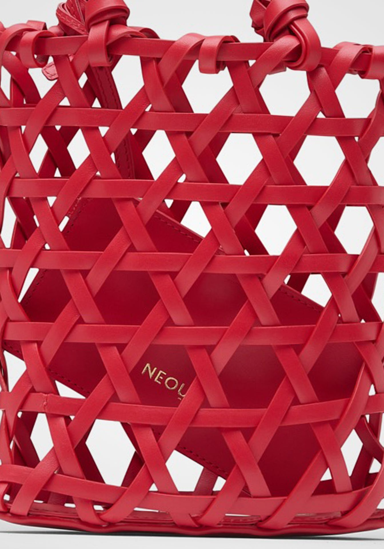 Ophi Woven Leather Tote