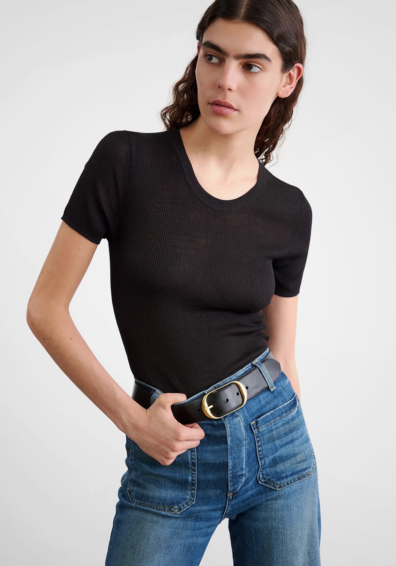 Araceli Silk Knit Tee