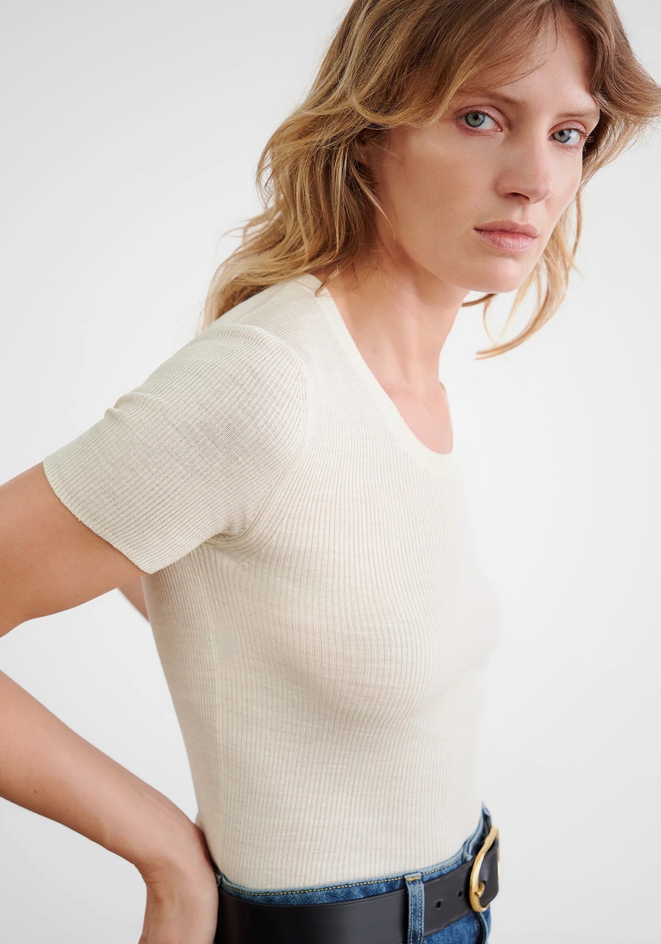 Araceli Silk Knit Tee