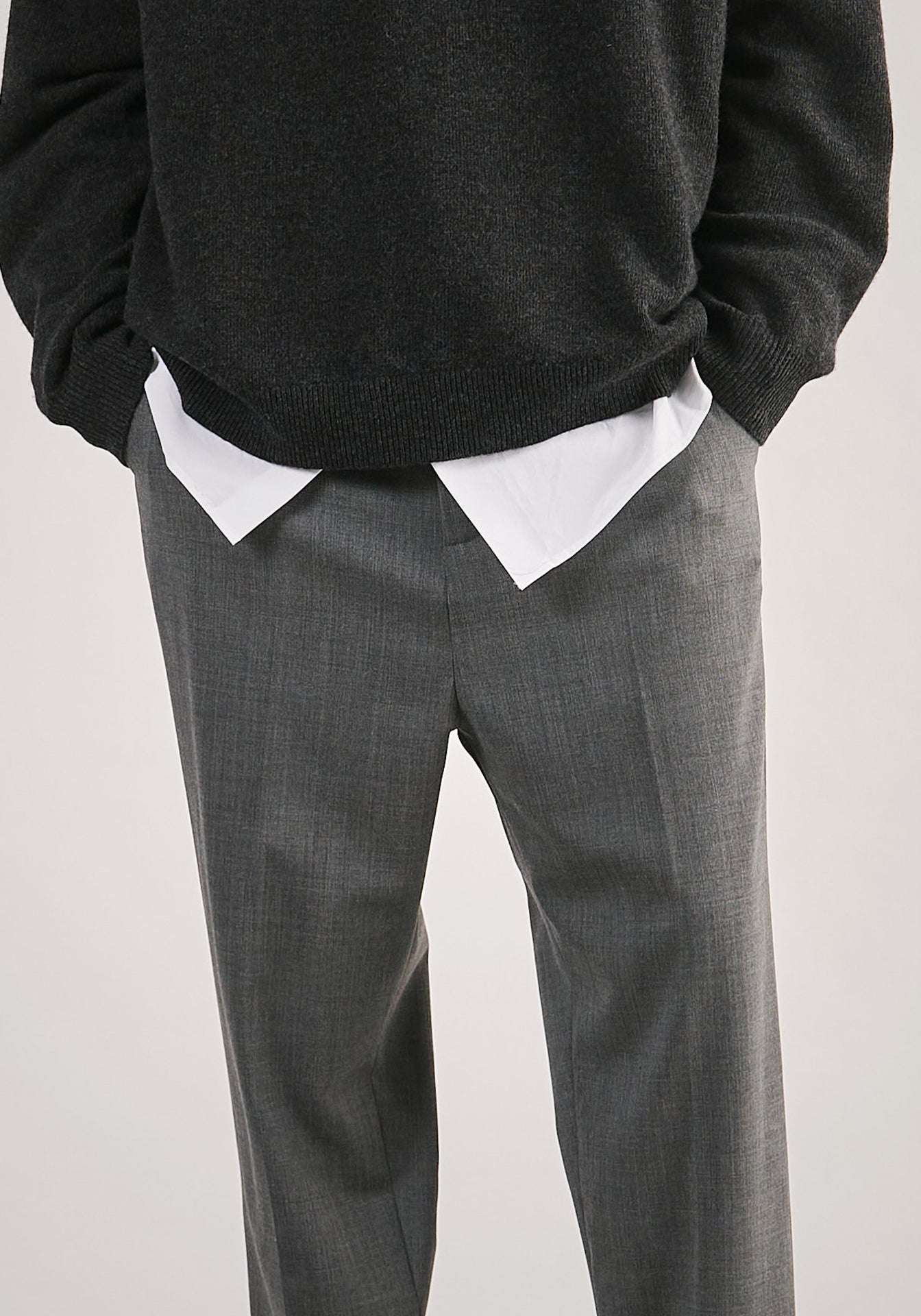 NWT Lou & Grey Tie Waist Linen Pants in Deep Dark Grey - XS S L - $80