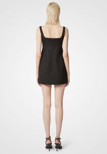 Mini-Dress with Square Neckline