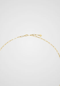 Brunch in NY, 18K Yellow Gold + Diamond Necklace