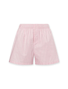 Striped Cotton Shorts