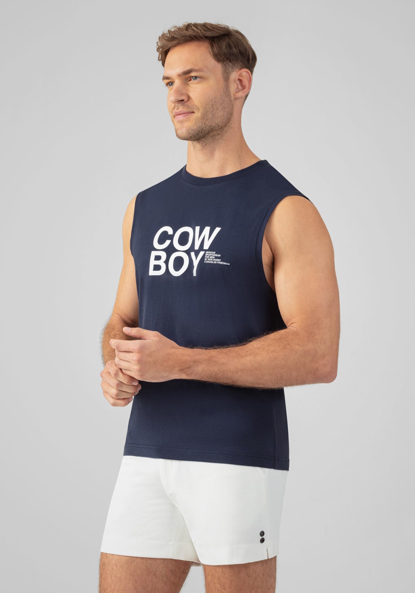 Organic Cotton Sleeveless Cowboy T-Shirt