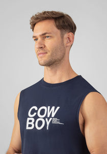 Organic Cotton Sleeveless Cowboy T-Shirt