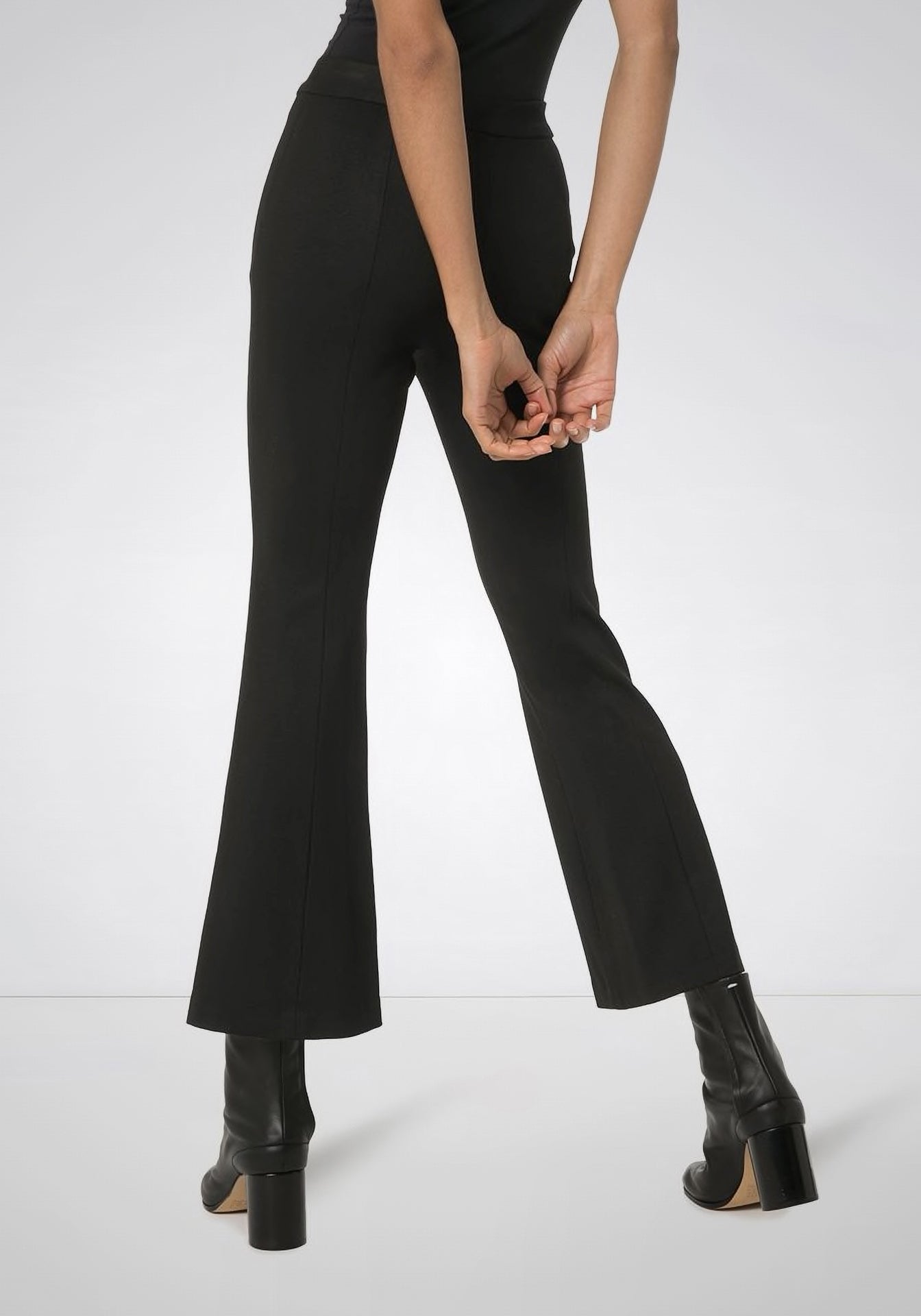 Pull On Cropped Flare Pant